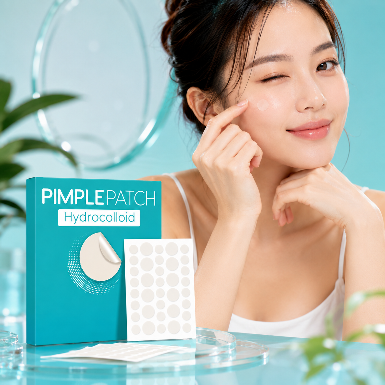 Pimple Patch Invisible HydroClear™ – 180 Parches Antiacné