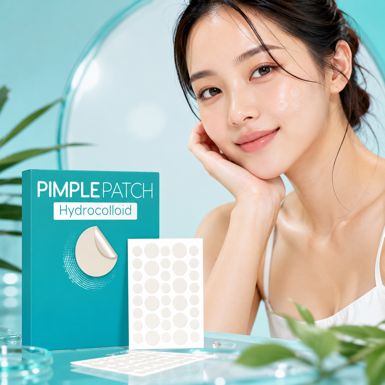 Pimple Patch Invisible HydroClear™ – 180 Parches Antiacné