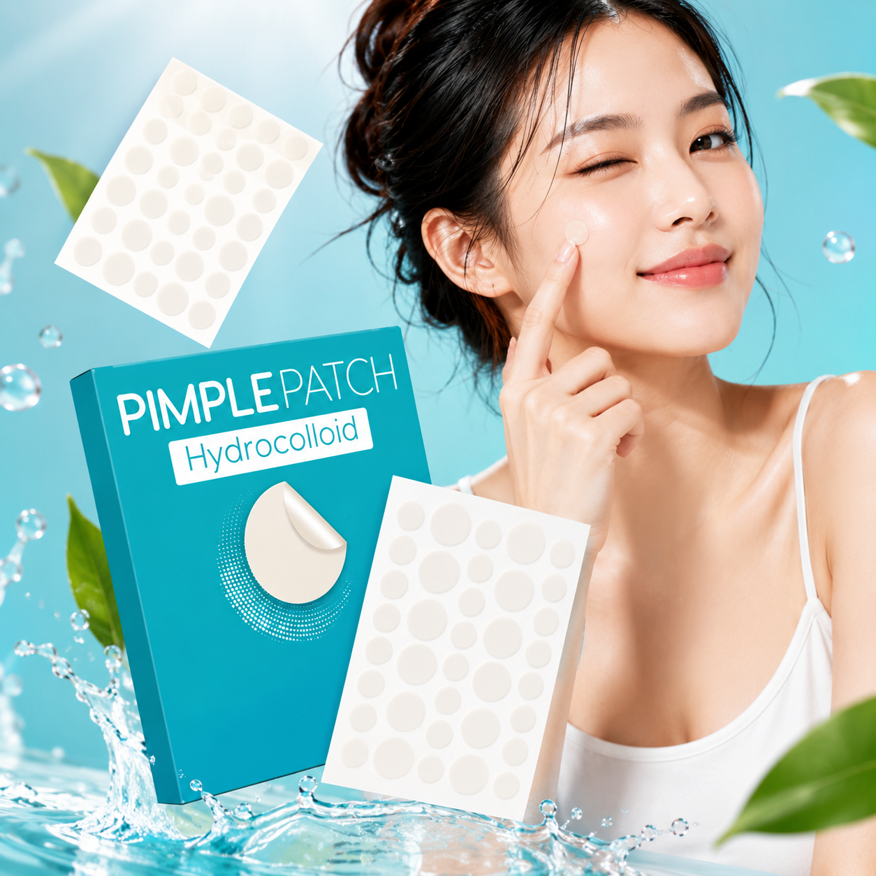 Pimple Patch Invisible HydroClear™ – 180 Parches Antiacné